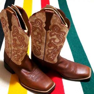 ARIAT WOMEN'S QUICKDRAW COWGIRL BOOTS - SQUARE TOE